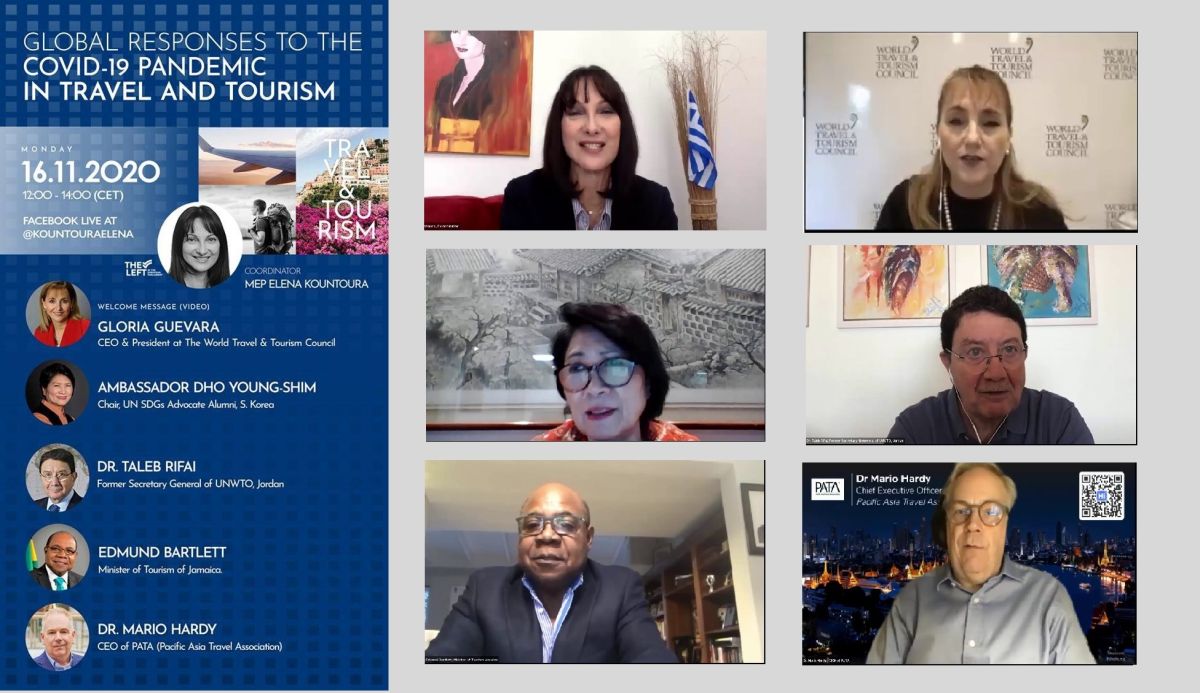 Με μεγάλη επιτυχία και διεθνή απήχηση το πρώτο παγκόσμιο Webinar για τον Τουρισμό που διοργάνωσε η Έλενα Κουντουρά - βίντεο