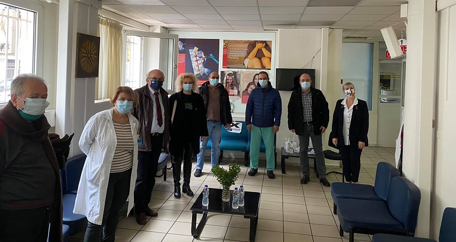 Κλιμάκιο του ΣΥΡΙΖΑ-Προοδευτική Συμμαχία Θεσσαλονίκης επισκέφθηκε το Θεαγένειο Αντικαρκινικό Νοσοκομείο