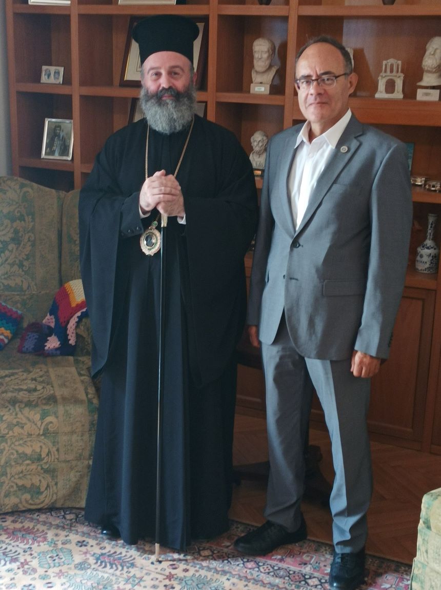 Συνάντηση Α. Μιχαηλίδη με τον Αρχιεπίσκοπο Αυστραλίας κ. Μακάριο