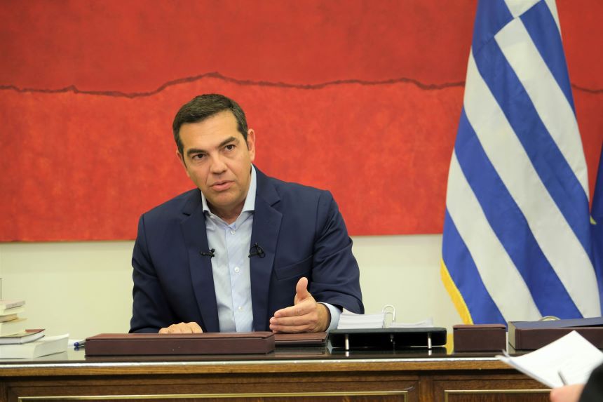 Ο πρόεδρος του ΣΥΡΙΖΑ-Π.Σ., Αλέξης Τσίπρας στο Συνέδριο Future of Retail 2022 της ΕΣΕΕ