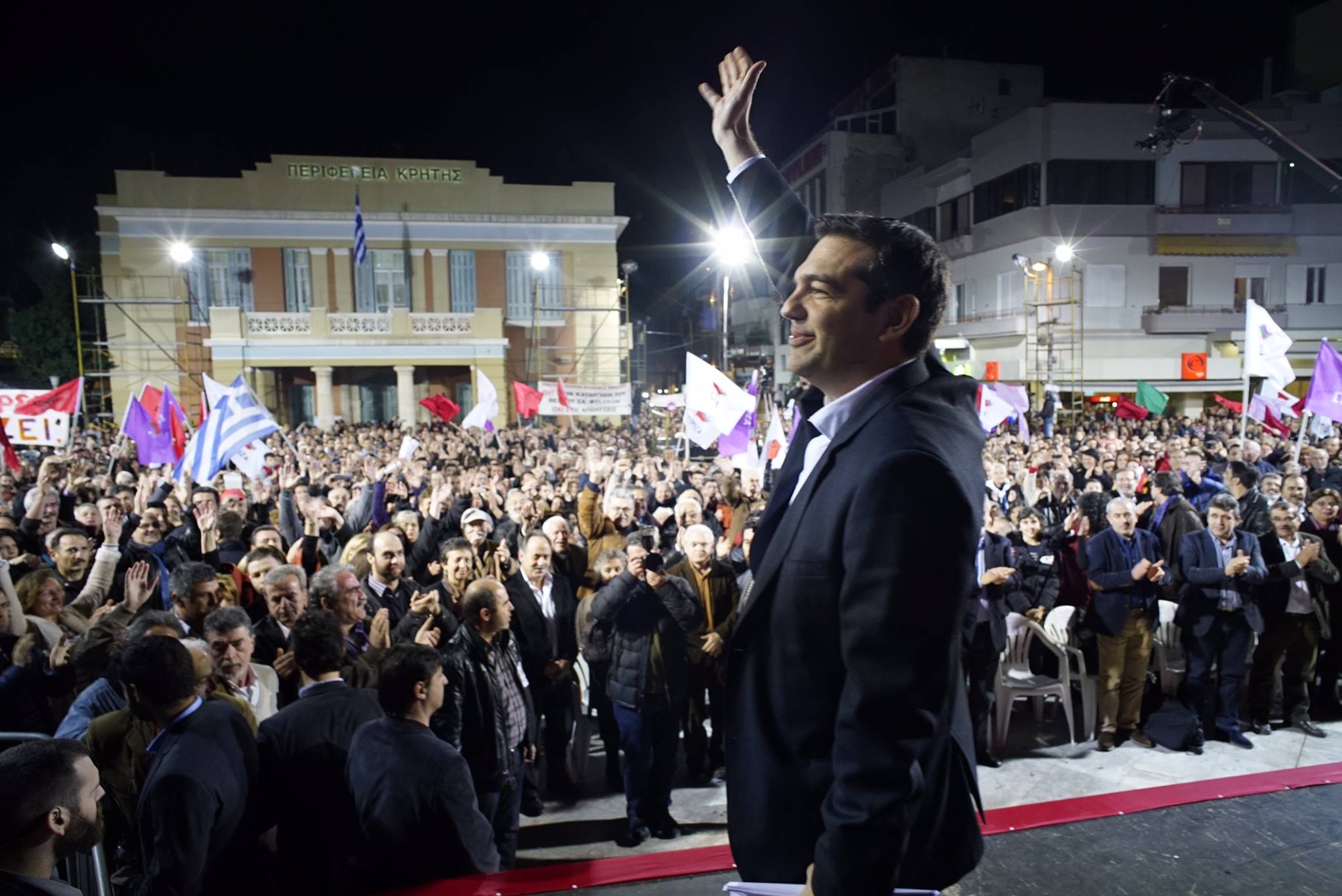 [Βίντεο] Ομιλία του Προέδρου του ΣΥΡΙΖΑ, Αλέξη Τσίπρα στο Ηράκλειο