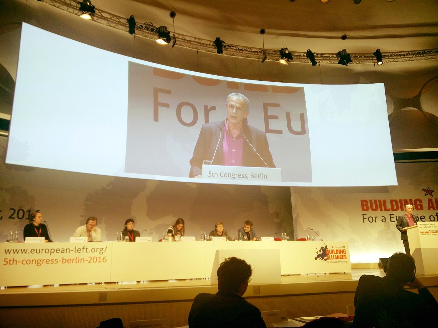 Ο Γραμματέας της ΚΕ Π. Ρήγας στο 5ο Συνέδριο του Κόμματος της Ευρωπαϊκής Αριστεράς 
