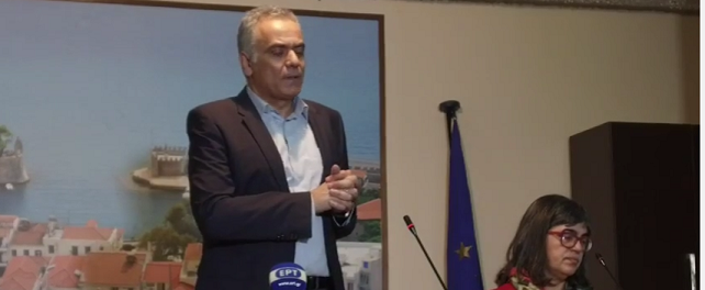 Από την εκδήλωση του ΣΥΡΙΖΑ Ναυπακτίας με ομιλητή τον Υπουργό Εσωτερικών Πάνο Σκουρλέτη