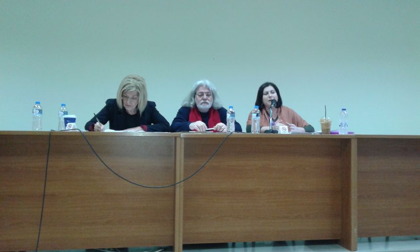 Από την εκδήλωση του ΣΥΡΙΖΑ Μεσολογγίου με ομιλήτρια την Σ. Αναγνωστοπούλου