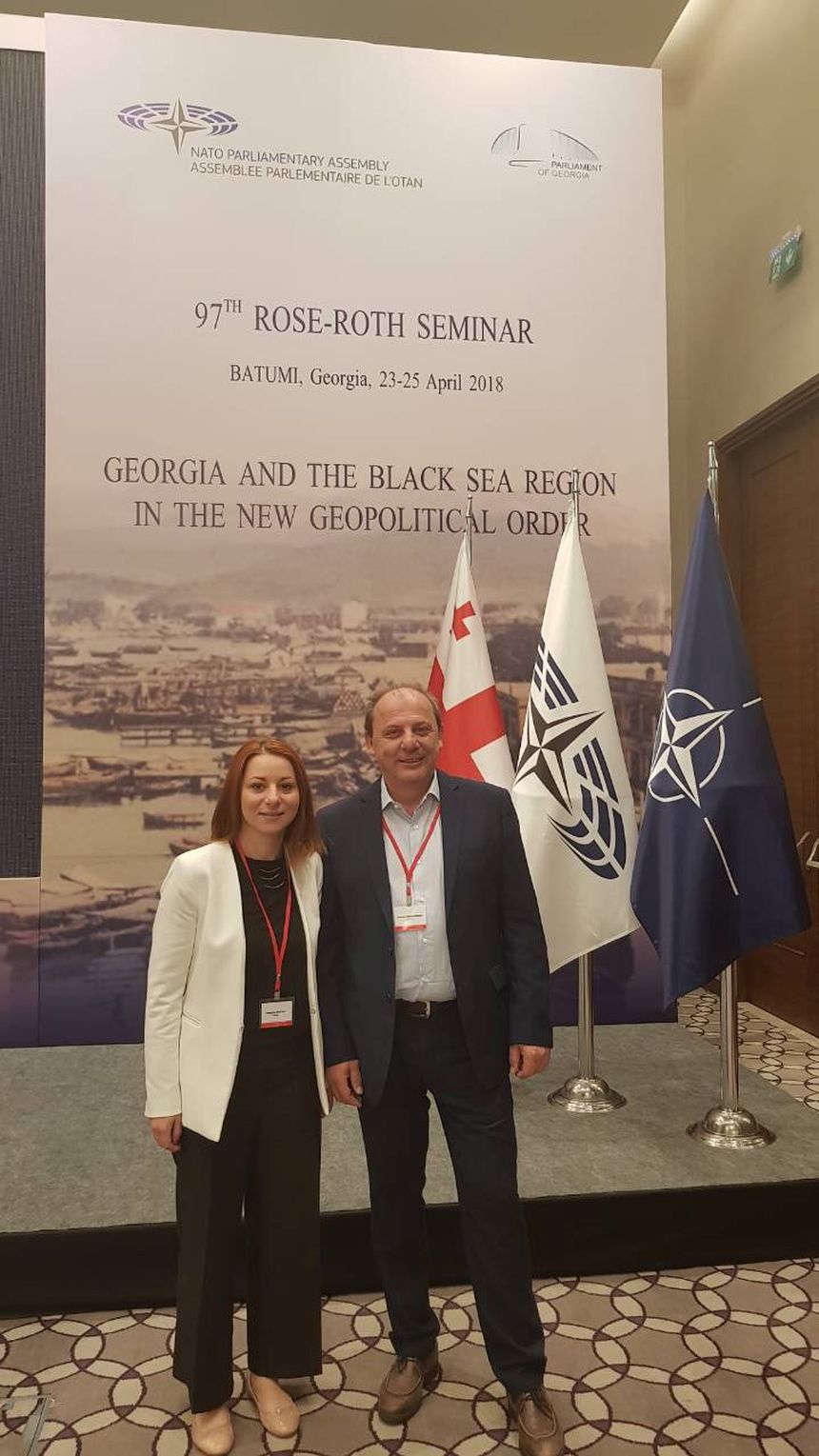 Συμμετοχή των βουλευτών του ΣΥΡΙΖΑ Χρήστου Καραγιαννίδη και Παναγιώτας Δριτσέλη σε διάσκεψη της Κοινοβουλευτικής Συνέλευσης του ΝΑΤΟ στη Γεωργία