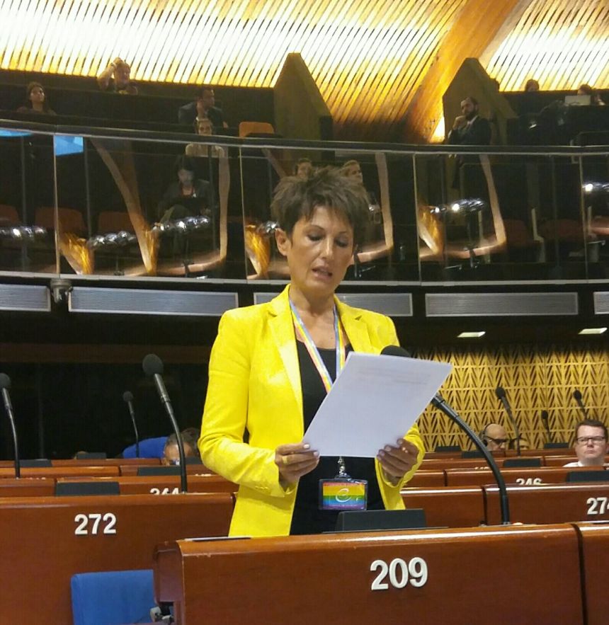 Αννέτα Καββαδία στο Συμβούλιο της Ευρώπης: Το Ουράνιο Τόξο ας φωτίσει τις ζωές όλων μας