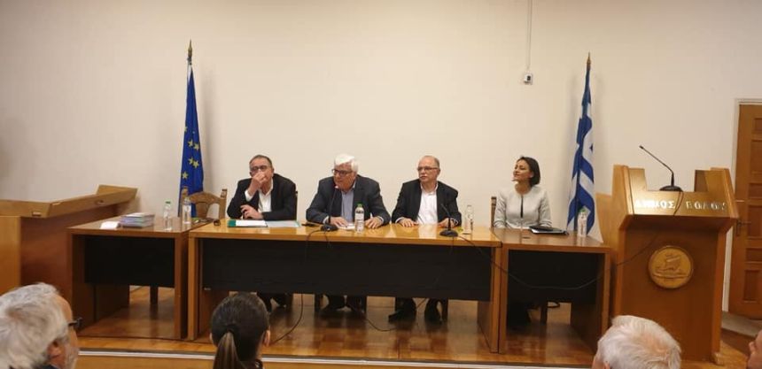 Από την εκδήλωση του ΣΥΡΙΖΑ - Προοδευτική Συμμαχία στο Βόλο με θέμα: «Ευρωεκλογές 2019: Ένα προοδευτικό μέτωπο για την Ευρώπη»