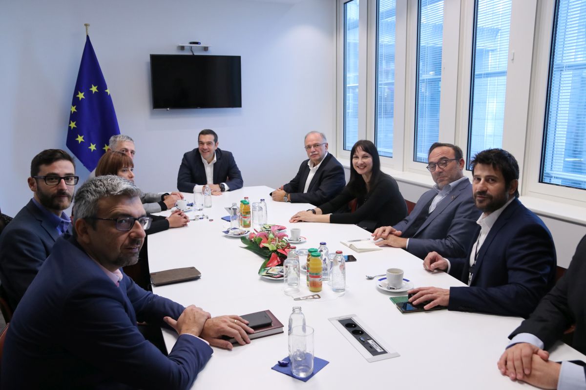 Συνάντηση του Αλ. Τσίπρα με την Ευρωομάδα του ΣΥΡΙΖΑ-Προοδευτική Συμμαχία