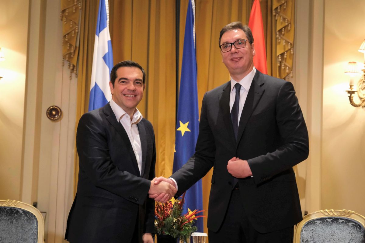 Συνάντηση του Αλέξη Τσίπρα με τον Πρόεδρο της Σερβίας