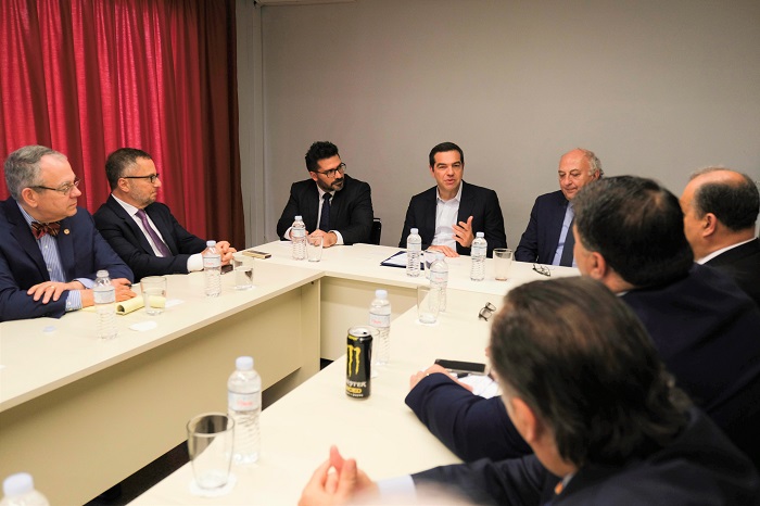 Συνάντηση του Προέδρου του ΣΥΡΙΖΑ, Αλέξη Τσίπρα, με τα προεδρεία Ελληνοαμερικανικών και Αμερικανοεβραϊκών οργανώσεων