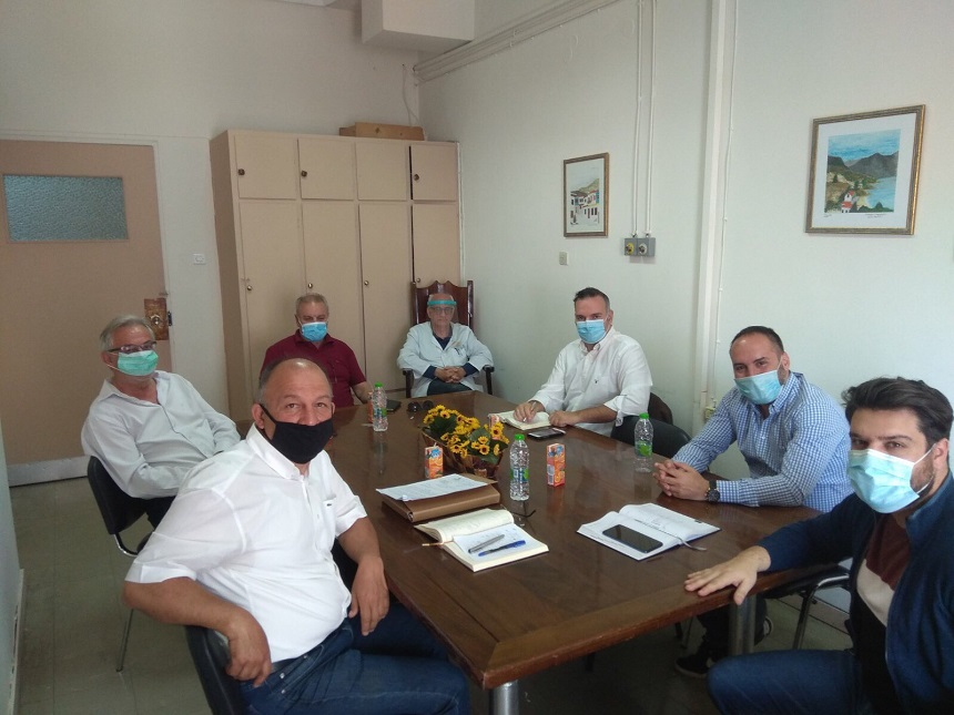 Συνάντηση αντιπροσωπείας του ΣΥΡΙΖΑ με τη διοίκηση του Νοσοκομείου Χαλκίδας