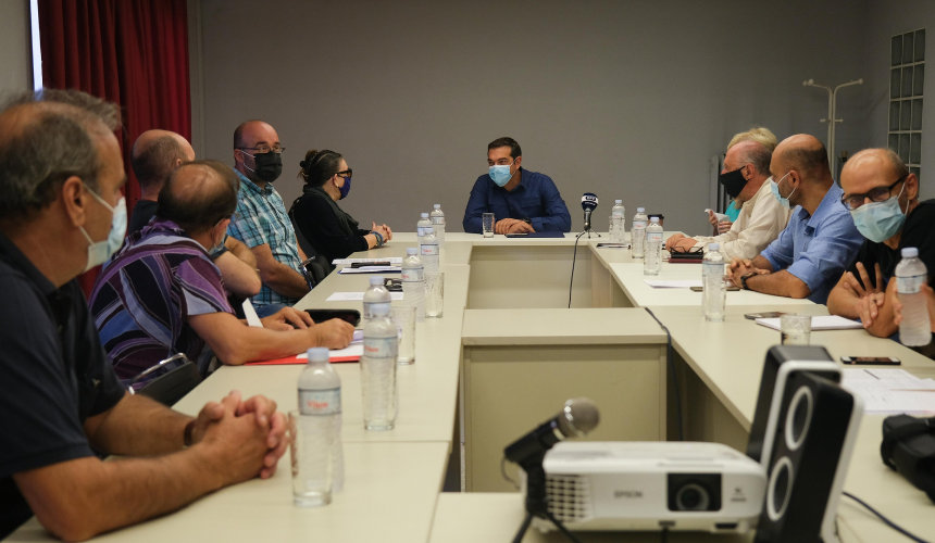Αλ. Τσίπρας στη συνάντηση με ΠΟΘΑ: Είναι αναγκαία δραστικά μέτρα για τη στήριξη των ανθρώπων του πολιτισμού