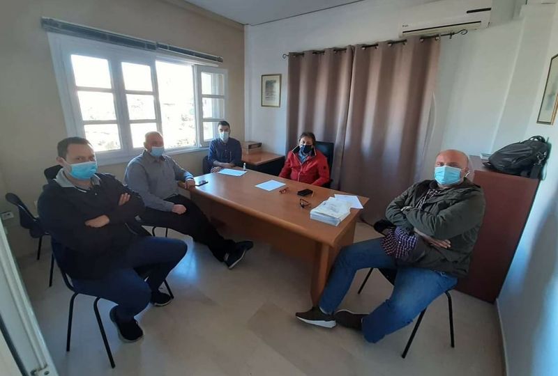 Συνάντηση Αυλωνίτη με Ένωση Προσωπικού Λιμενικού Σώματος Β.Κέρκυρας