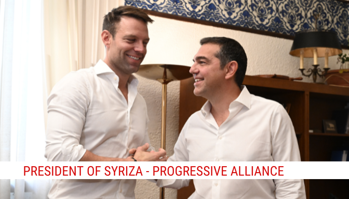 Stefanos Kasselakis, President of SYRIZA Progressive Alliance