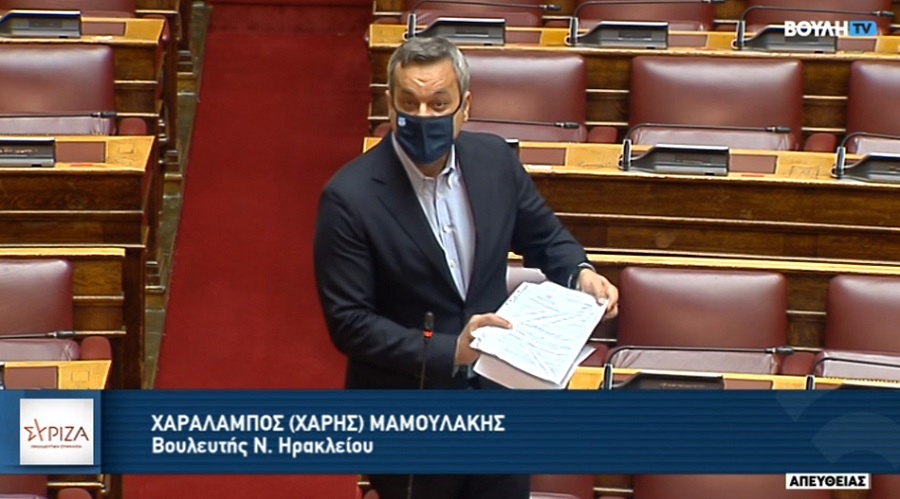 Χ. Μαμουλάκης: Αν έδινε εξετάσεις σήμερα ο Υφυπουργός παρά τω Πρωθυπουργώ, θα έμενε στην ίδια τάξη - βίντεο