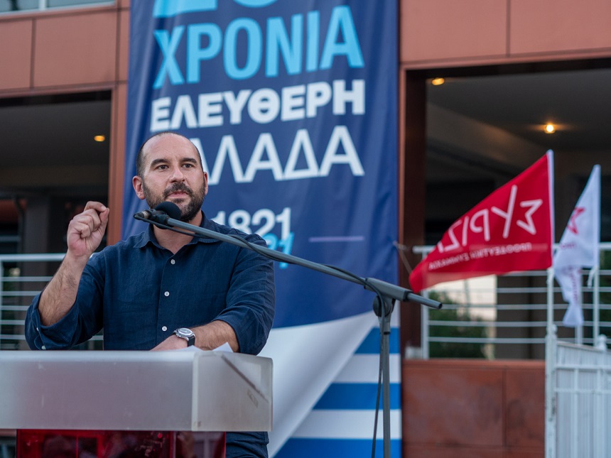 Πολιτική εκδήλωση του ΣΥΡΙΖΑ-Προοδευτική Συμμαχία στο Περιστέρι, με τον Δημ. Τζανακόπουλο