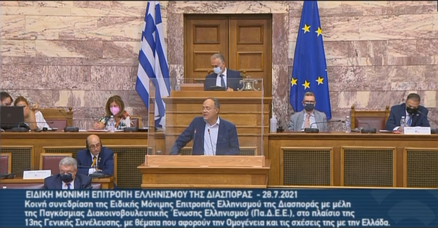 Τοποθέτηση Α. Μιχαηλίδη στην κοινή συνεδρίαση της Επιτροπής Ελληνισμού της Διασποράς με την ΠαΔΕΕ - βίντεο