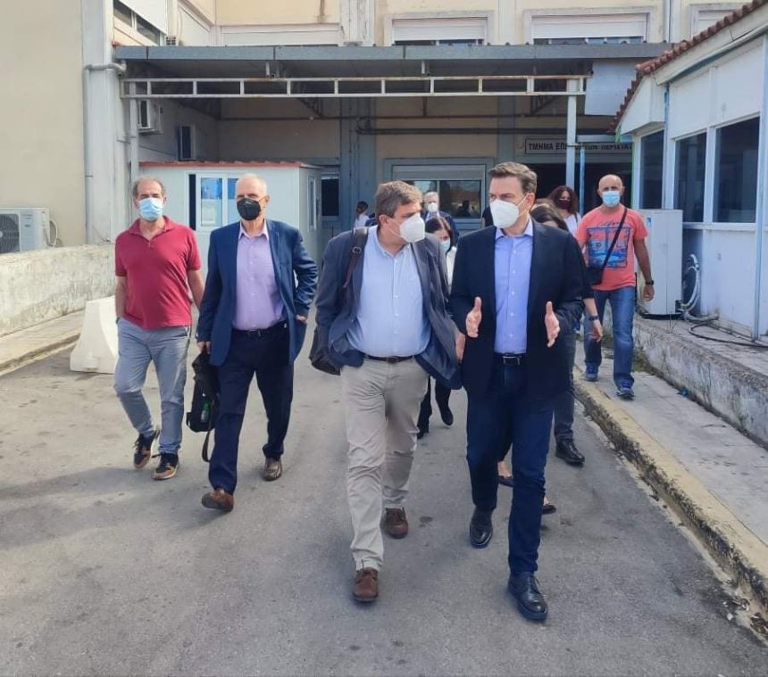 Επίσκεψη του Α. Ξανθού και κλιμακίου του ΣΥΡΙΖΑ - ΠΣ στο Μεσολόγγι