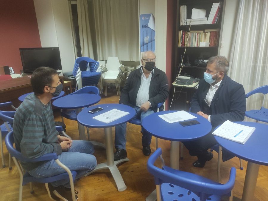 Συνάντηση του Αλ. Μεϊκόπουλου με εκπροσώπους εργαζομένων της Cosmote Technical Services