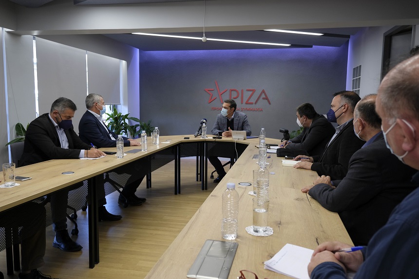 Συνάντηση του Προέδρου του ΣΥΡΙΖΑ - Προοδευτική Συμμαχία με την Πανελλήνια Ομοσπονδία Εργαζομένων Δημοσίων Νοσοκομείων(ΠΟΕΔΗΝ)