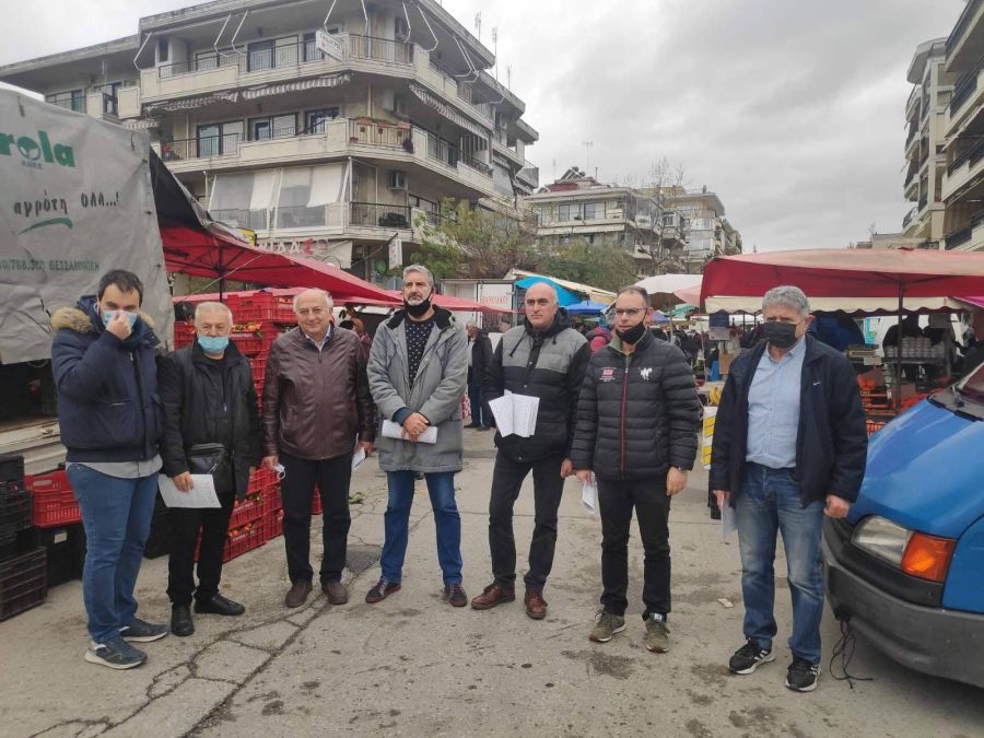 Κλιμάκια του ΣΥΡΙΖΑ-Π.Σ. Θεσσαλονίκης επισκέφθηκαν λαϊκές αγορές