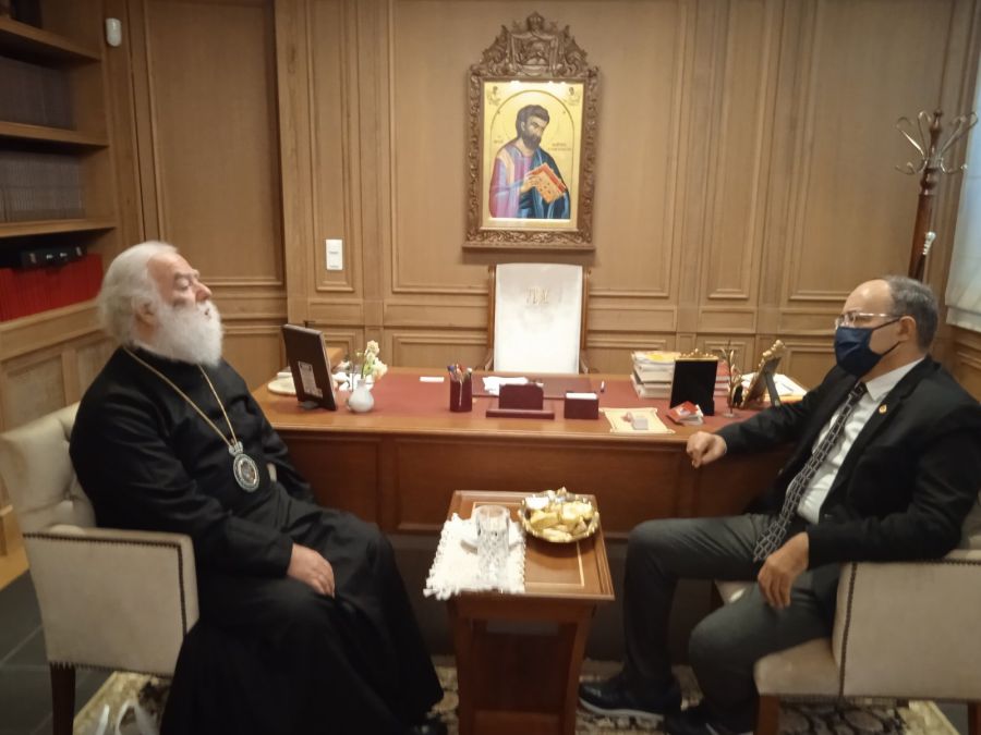 Ο Ανδρέας Μιχαηλίδης συναντήθηκε με τον Πατριάρχη Αλεξανδρείας