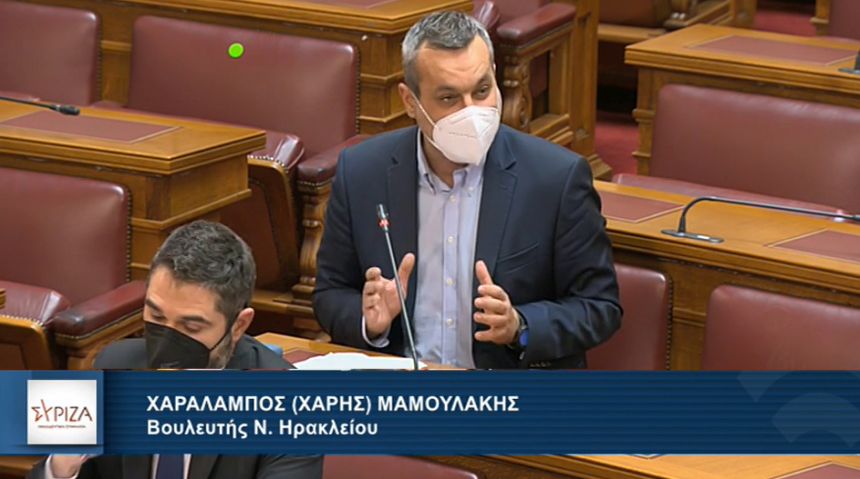 Χ. Μαμουλάκης: Σοβαρές παραλείψεις στο σχέδιο νόμου για την Επιτροπή Ανταγωνισμού - βίντεο