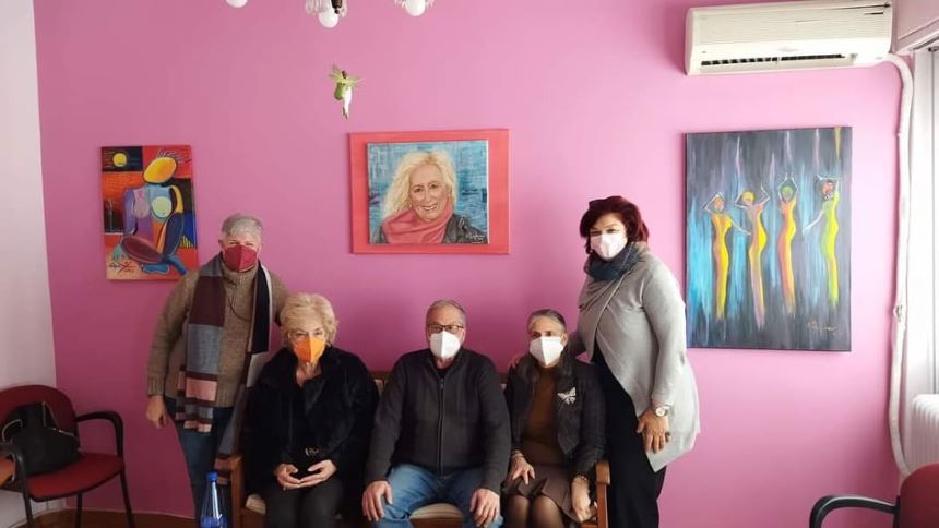 Επίσκεψη Σ. Αναγνωστοπούλου- Κ.Μάρκου στο Σύλλογο Γυναικών με Καρκίνο Μαστού 