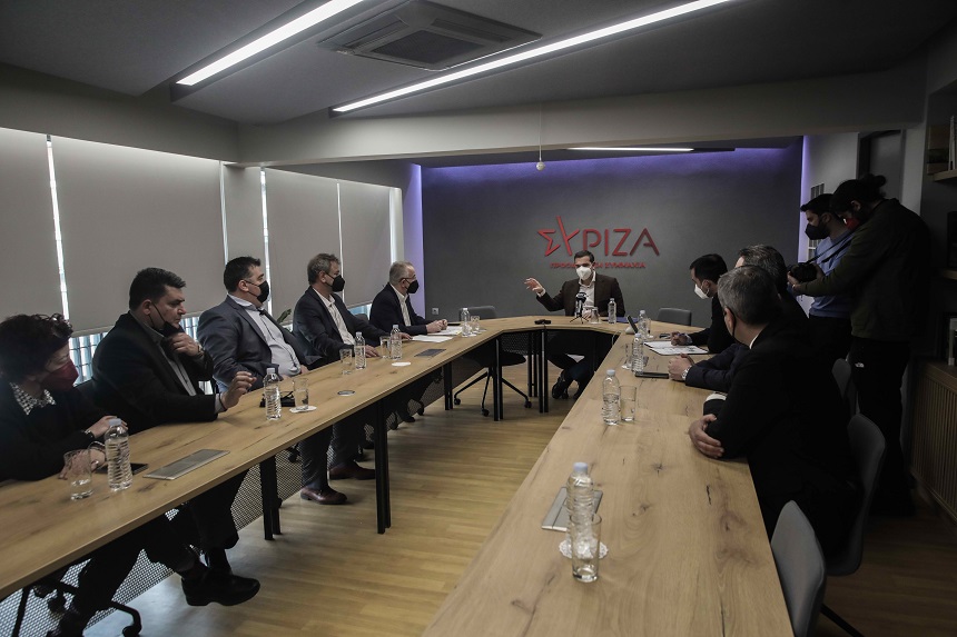 Συνάντηση του Αλέξη Τσίπρα με το προεδρείο της Ομοσπονδίας Αρτοποιών Ελλάδας