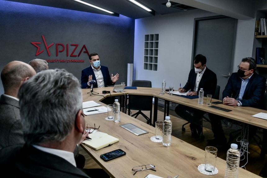 Συνάντηση του Προέδρου του ΣΥΡΙΖΑ-Προοδευτική Συμμαχία με εκπροσώπους της Ένωσης Βιομηχανικών Καταναλωτών Ενέργειας καθώς και με εκπροσώπους συνδέσμων Βιομηχανιών