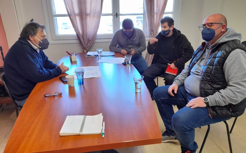 Συνάντηση του Αλ. Αυλωνίτη με Ένωση Υπαλλήλων Πυροσβεστικού Σώματος Κέρκυρας