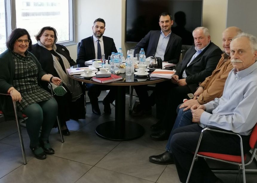 Επίσκεψη αντιπροσωπείας του ΣΥΡΙΖΑ-Προοδευτική Συμμαχία στο Ελληνικό Ίδρυμα Έρευνας και Καινοτομίας