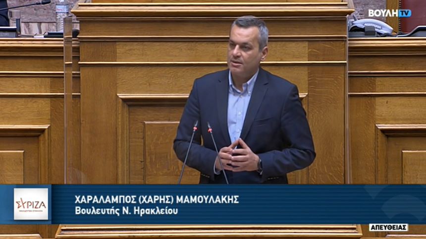 Στη Βουλή το αίτημα της Ομοσπονδίας Μελισσοκομικών Συλλόγων Ελλάδος από τον Χάρη Μαμουλάκη