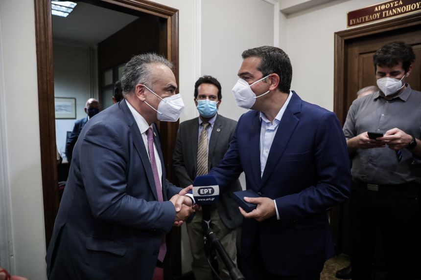 Συνάντηση του Προέδρου του ΣΥΡΙΖΑ-Προοδευτική Συμμαχία με το Προεδρείο της Ολομέλειας των Δικηγορικών Συλλόγων