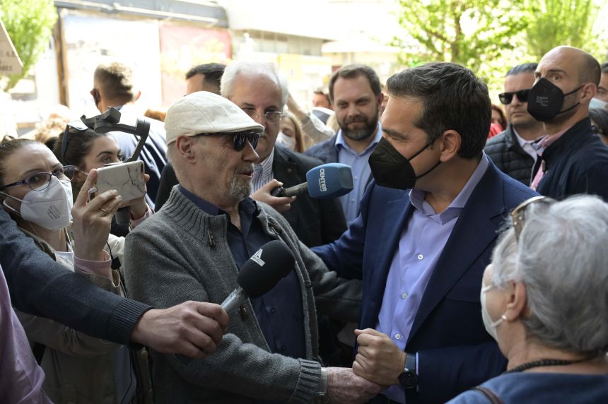 Επίσκεψη του Προέδρου του ΣΥΡΙΖΑ-Προοδευτική Συμμαχία στην αγορά της Καβάλας