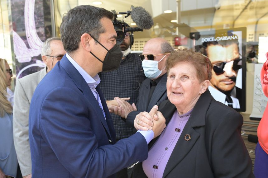 Επίσκεψη του Προέδρου του ΣΥΡΙΖΑ-Προοδευτική Συμμαχία στην αγορά της Καβάλας