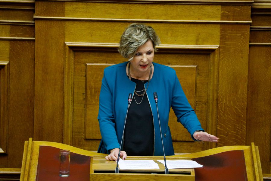 Καταγγελία αντικοινοβουλευτικής συμπεριφοράς από την Γραμματέα της Κ.Ο. του ΣΥΡΙΖΑ-ΠΣ Ό. Γεροβασίλη προς τον Πρόεδρο της Βουλής Κ. Τασούλα