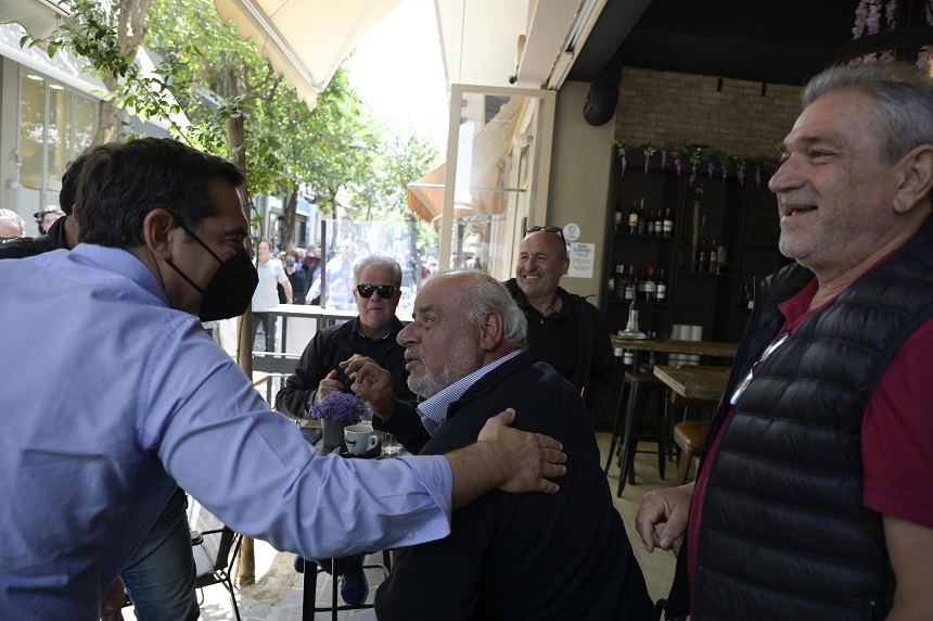 Περιοδεία του Προέδρου του ΣΥΡΙΖΑ - Προοδευτική Συμμαχία στην αγορά των Χανίων