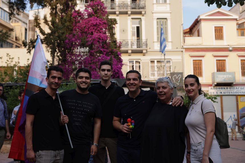Επίσκεψη του Προέδρου του ΣΥΡΙΖΑ-Προοδευτική Συμμαχία στη δράση των Οικογενειών «Ουράνιο Τόξο»