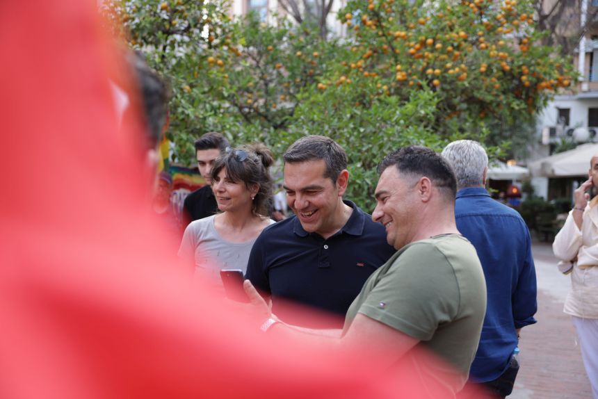 Επίσκεψη του Προέδρου του ΣΥΡΙΖΑ-Προοδευτική Συμμαχία στη δράση των Οικογενειών «Ουράνιο Τόξο»