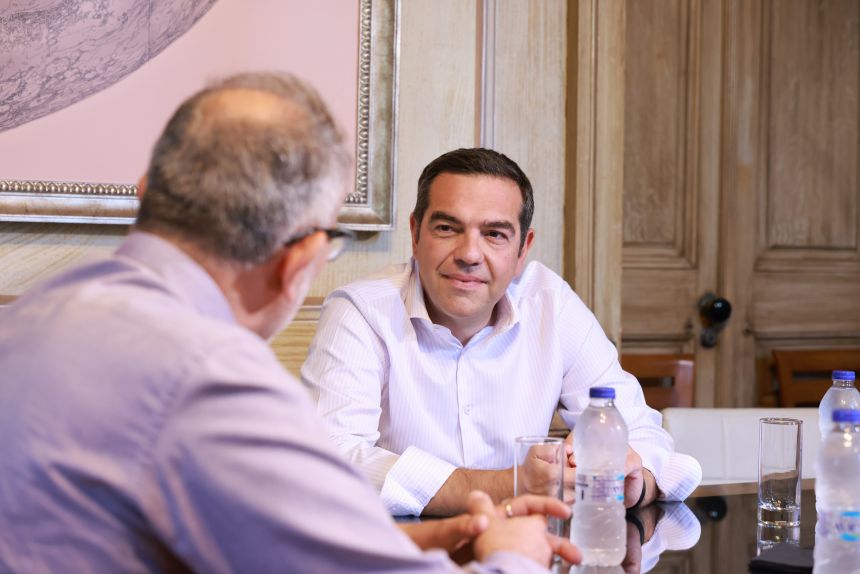 Συνάντηση του Προέδρου του ΣΥΡΙΖΑ-Προοδευτική Συμμαχία στο Εθνικό Αστεροσκοπείο Αθηνών