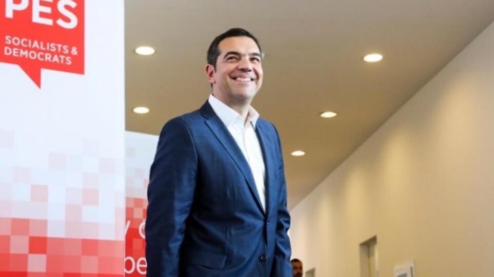  Ο Πρόεδρος του ΣΥΡΙΖΑ-Προοδευτική Συμμαχία, Αλέξης Τσίπρας, στην προπαρασκευαστική συνάντηση του κόμματος των Ευρωσοσιαλιστών