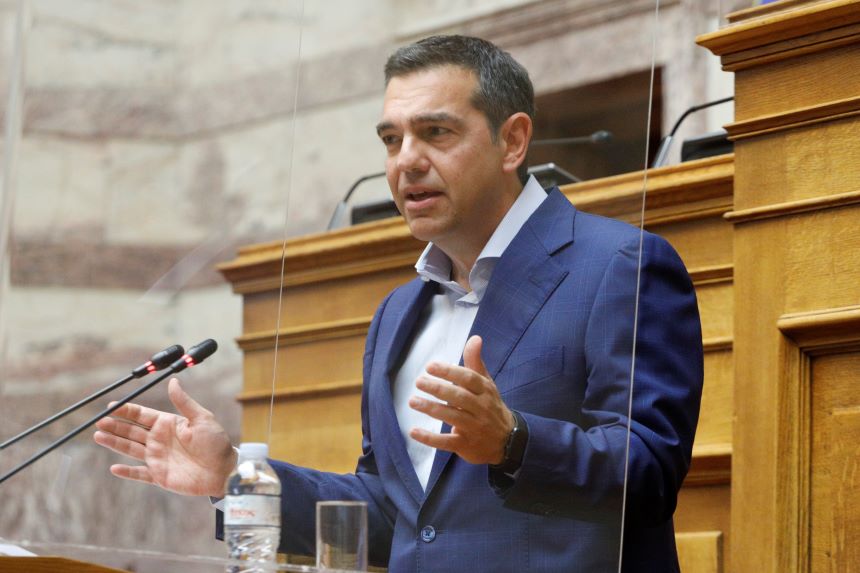 Ομιλία του προέδρου του ΣΥΡΙΖΑ - Προοδευτική Συμμαχία, Αλέξη Τσίπρα, στην έναρξη της συνεδρίασης της Κοινοβουλευτικής Ομάδας του κόμματος