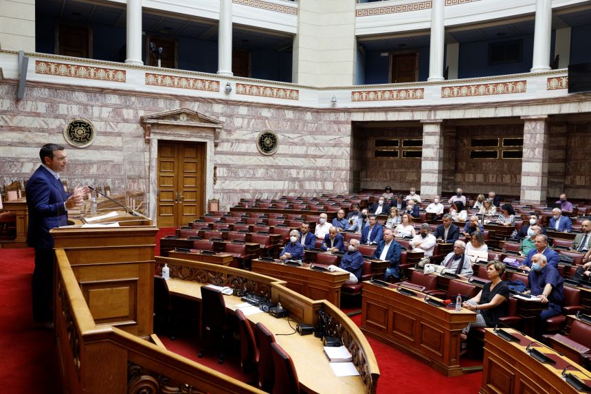 Ομιλία του προέδρου του ΣΥΡΙΖΑ - Προοδευτική Συμμαχία, Αλέξη Τσίπρα, στην έναρξη της συνεδρίασης της Κοινοβουλευτικής Ομάδας του κόμματος