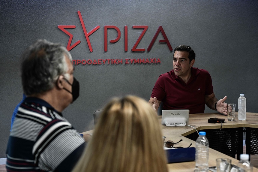 Συνάντηση του Προέδρου του Αλέξη Τσίπρα με το Προεδρείο του Συνδικάτου Αυτοκινητιστών Ταξί Αττικής