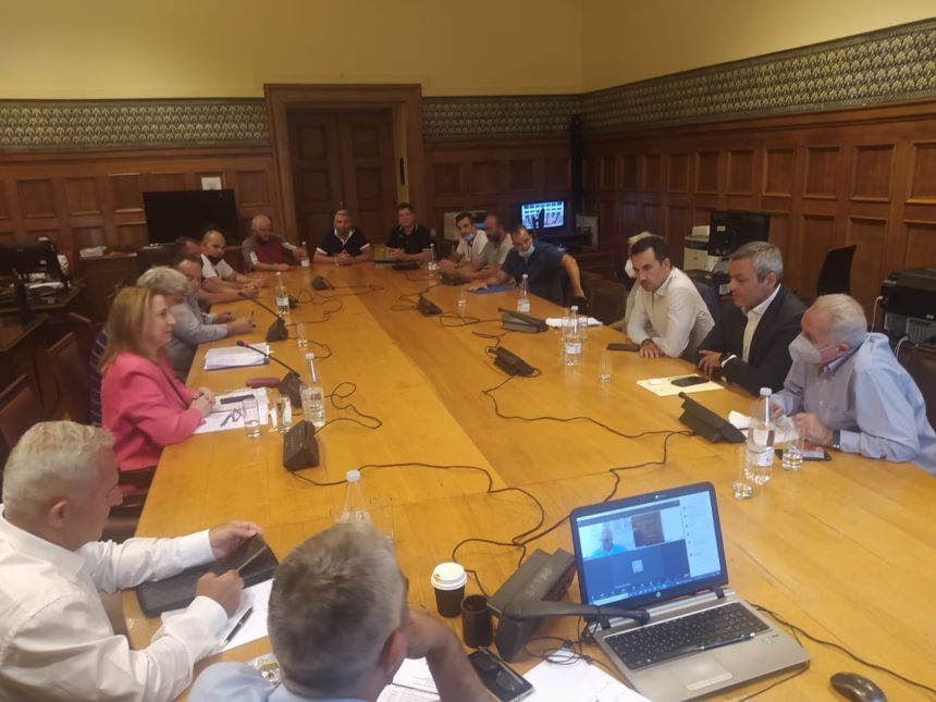 Συνάντηση αντιπροσωπείας της Κοινοβουλευτικής Ομάδας του ΣΥΡΙΖΑ-Προοδευτική Συμμαχία με το Σωματείο Εργαζομένων Ναυπηγείων Ελευσίνας
