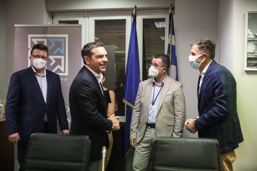 Συνάντηση του Προέδρου του ΣΥΡΙΖΑ-Προοδευτική Συμμαχία στην Επιτροπή Ανταγωνισμού