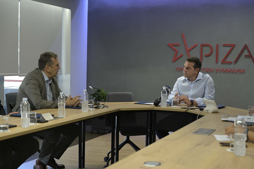 Συναντήσεις του Αλέξη Τσίπρα με το προεδρείο της Εθνικής Συνομοσπονδίας Εμπορίου και Επιχειρηματικότητας και της ΓΣΕΒΕΕ