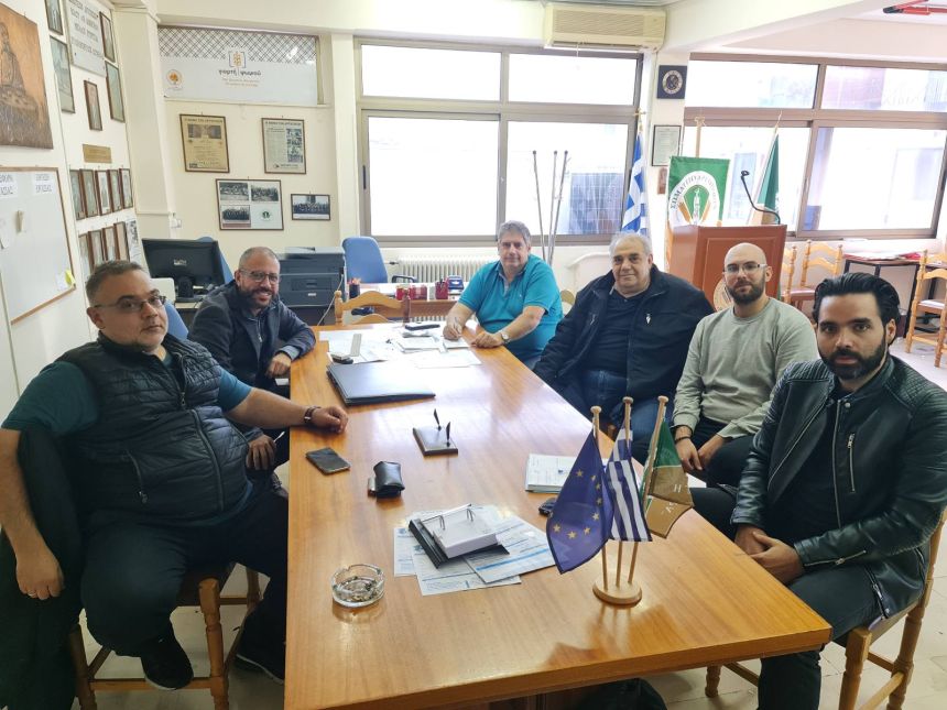 Συνάντηση του Αλ. Μεϊκόπουλου με το Σωματείο Αρτοποιών Μαγνησίας