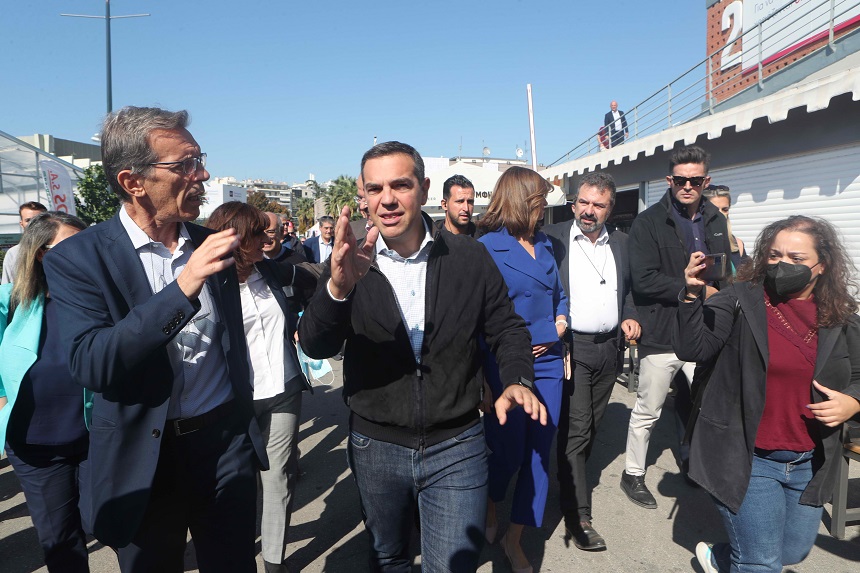 Περιοδεία του Αλέξη Τσίπρα σε περίπτερα της 29ης Έκθεσης Agrotica